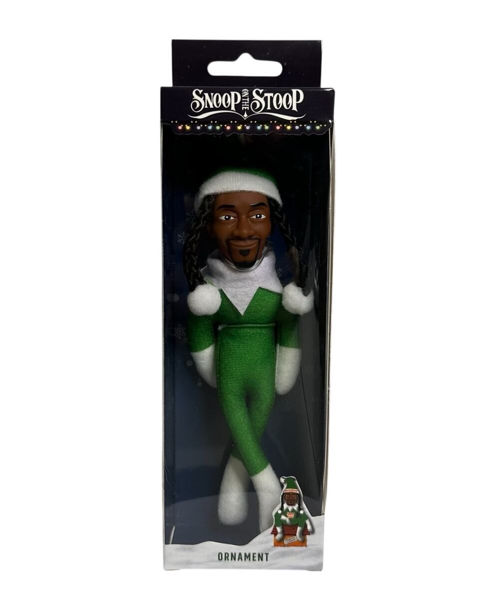 Snoop Dogg Snoop On The Stoop Mini Doll Plush Ornament Green 7 inch Elf New